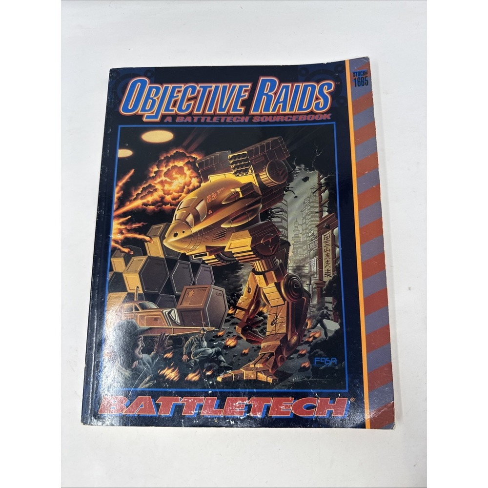 BattleTech‎ Objective Raids Sourcebook 1665 1992 FASA